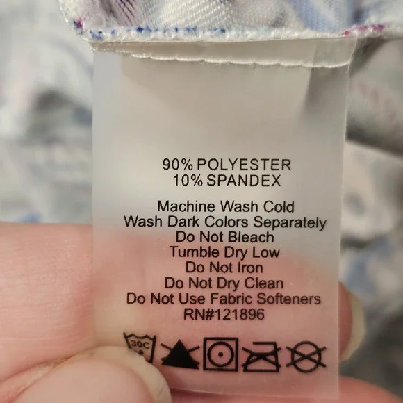 Title Nine Dress M Floral Paisley Pocket Athleisure Beach Pickleball Tennis Prep - Picture 8 of 15